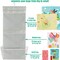 Double-Sided Hanging Gift Wrap Organizer Storage Pockets, (Set of 1)